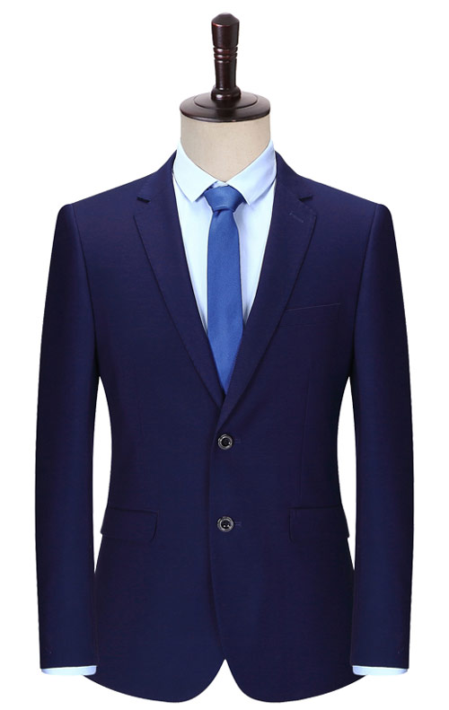 蘭色商務西裝定做款式與價格